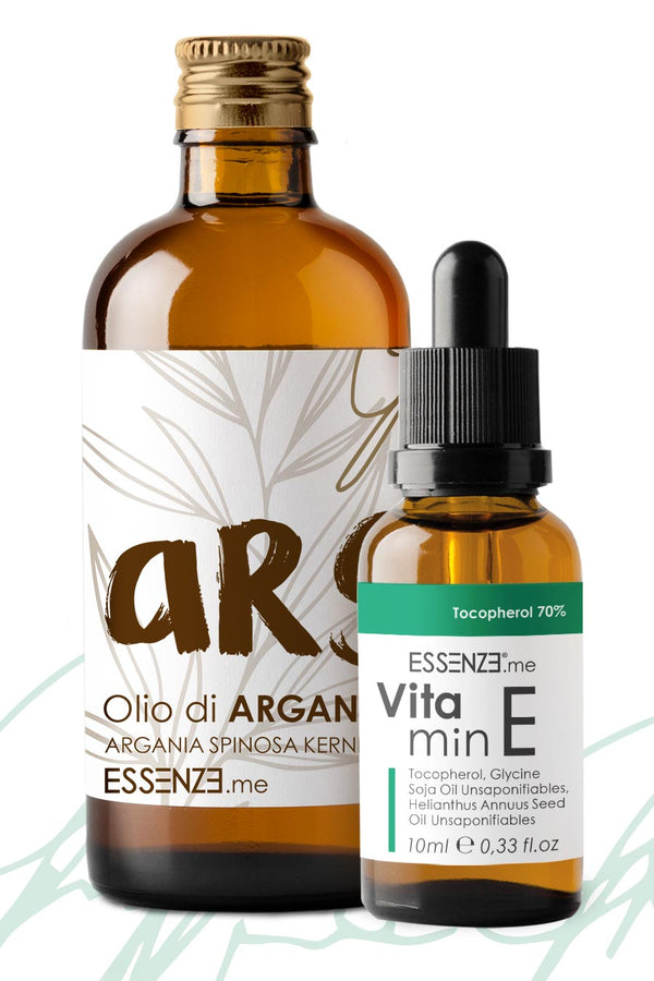 Olio di Argan + Vitamina E (Tocopherol 70%)